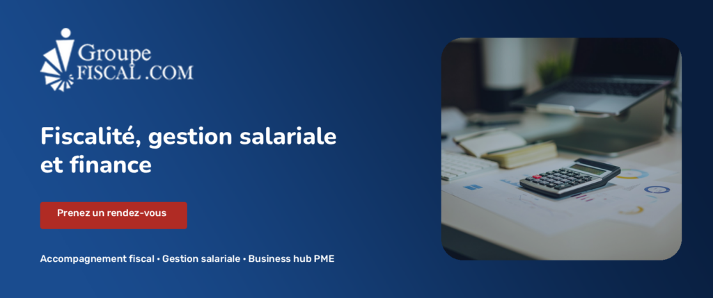 Aperçu du site de Groupe Fiscal.com, accompagnement fiscal et gestion salariale
