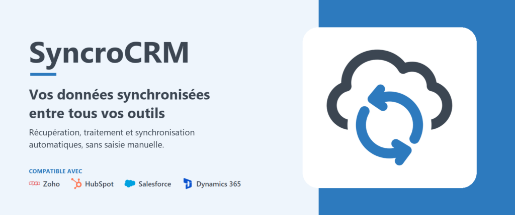 SyncroCRM, synchronisation des données entre plusieurs outils